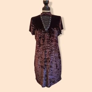 Velvet Burgundy Dress